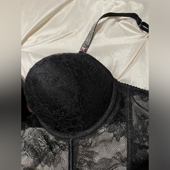 NWT Victoria’s Secret Very Sexy Bombshell Shine Strap Push-Up Corset Set - Picture 4 of 9